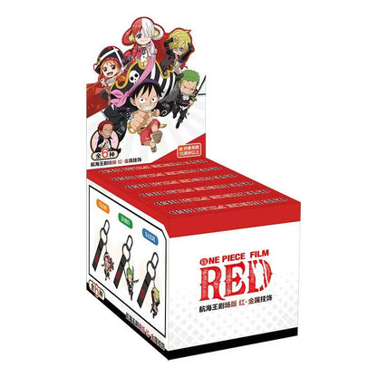 Luffy/Zoro/Shanks/Nami RED cool keychain accessory BLIND BOX