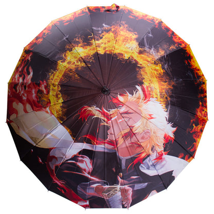 Kamado Tanjirou COOL umbrella SEMI-AUTOMATIC DURABLE UMBRELLA