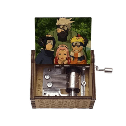 Uzumaki handmade wooden music box Music box creative music box