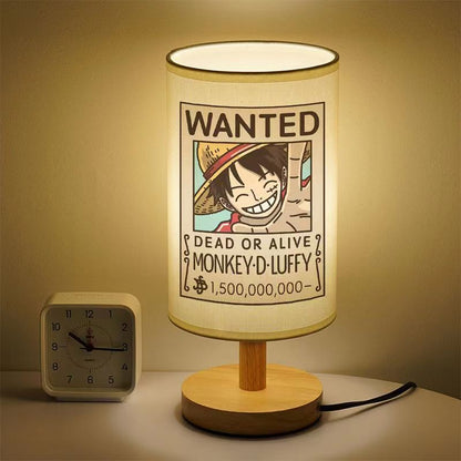 Luffy/Zoro small table lamp led lamp Student eye protection warm lamp