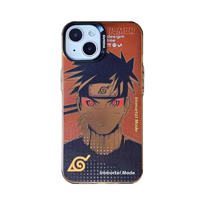 Sasuke/Uzumaki Apple exquisite Trend Silicone Anti-collision phone case