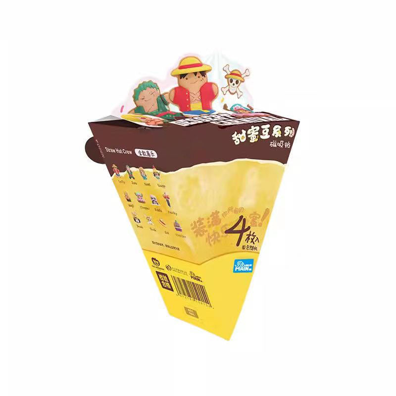 Luffy Magnet refrigerator sticker blind box Cute character refrigerator sticker