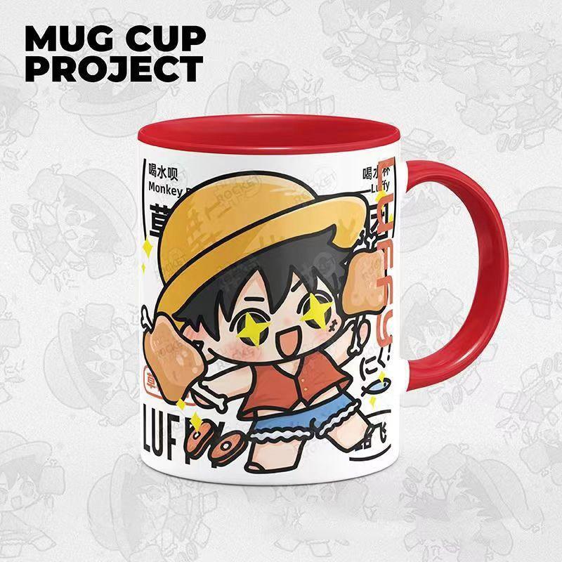 Luffy/Zoro/Ace Cute Character Pattern Heat Resistant and Durable Mugs