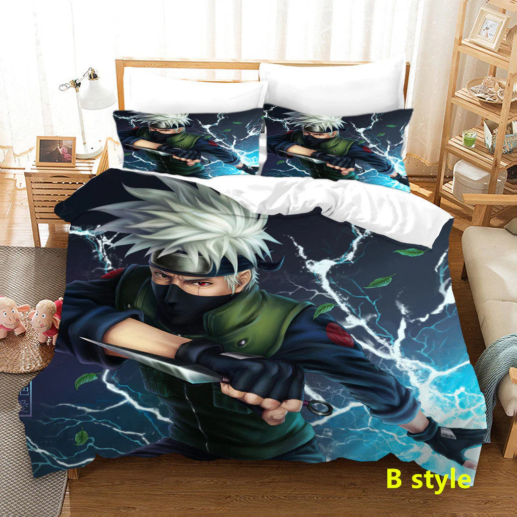 Sharingan /Dawn tissue Comfortable Home Textile Polyester Bedding 3 Sets