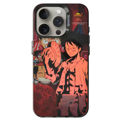 Luffy/Zoro iPhone silicone crash-resistant phone case