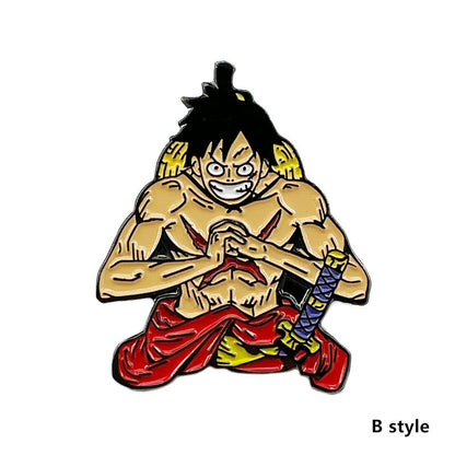 Luffy/Zoro Character Pin Badge