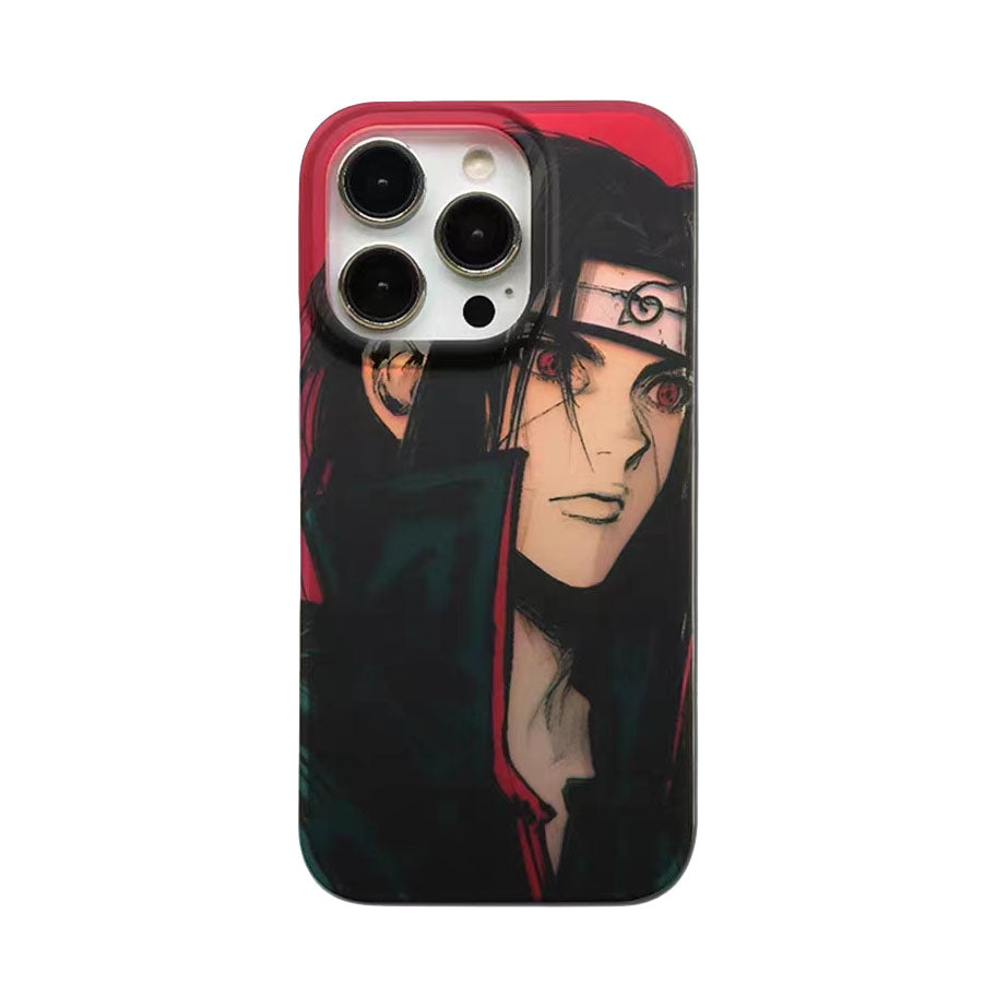 Sasuke/Itachi Apple refined trend silicone anti-collision phone case