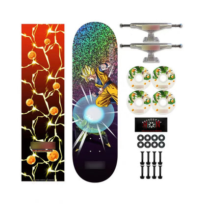 Goku/Vegeta Professional Fine Pattern Skateboard(Size:80CM×20CM)