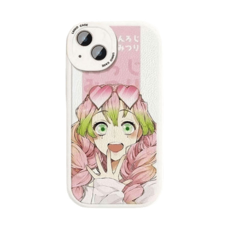 Kanroji Mitsuri super cute Apple silicone crash-resistant phone case