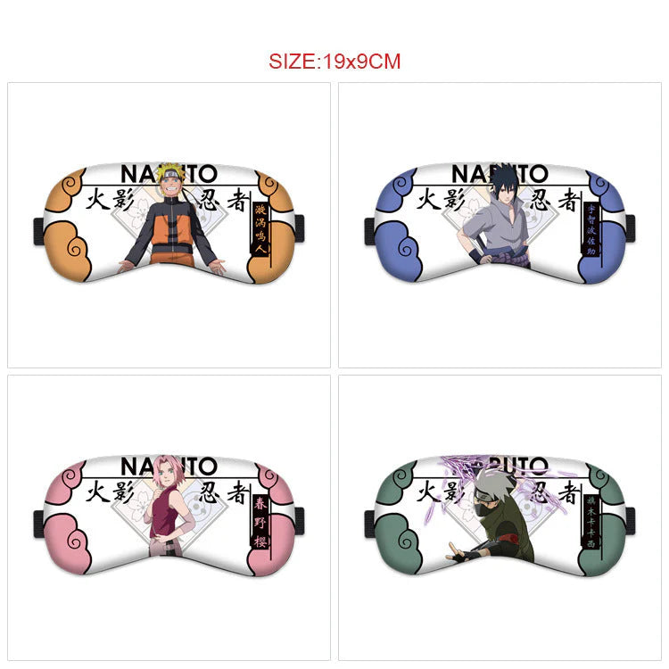 Uzumaki/Sasuke cartoon lovely stereo breathable sleep eyeshade