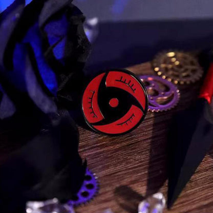 Sasuke/itachi/kakakshi Metal Badge Collection Mangekyou Sharingan