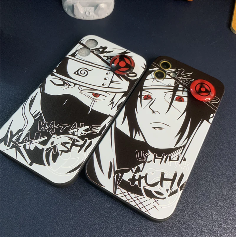 Kakashi/itachi Cool Case For Rotating Sharingan Handmade iPhone Case