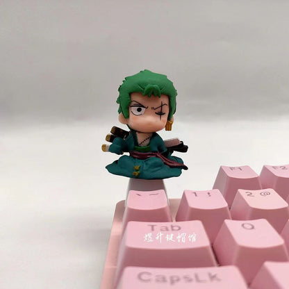 Luffy/Zoro/Nami Character doll mechanical keyboard keycap