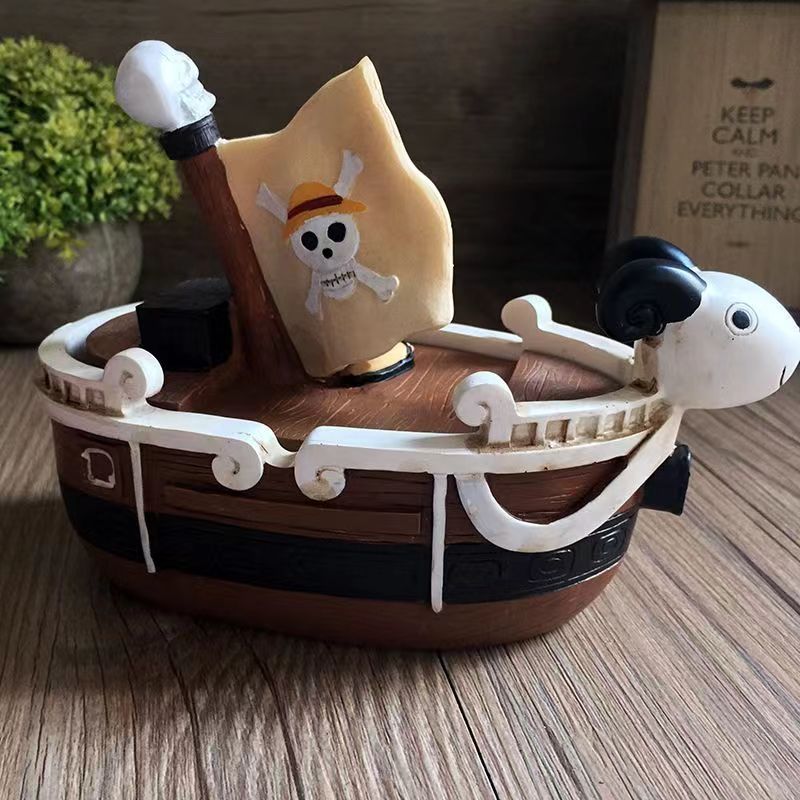 Luffy Going Merry Ashtray Creative Personality Ashtray with Lid