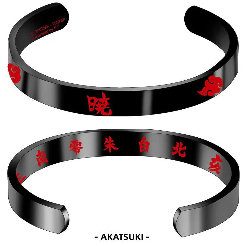 Jiraiya/Itachi secondary metal bracelets(internal diameter 64mm x 8mm)