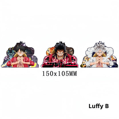 Luffy/Zoro/Nami 3D gradient stickers