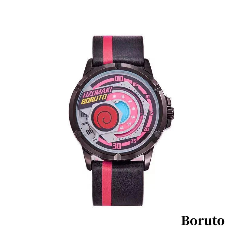 Boruto/Sasuke/Sarada Watch Watch Three degree waterproof watch Sharingan Watch