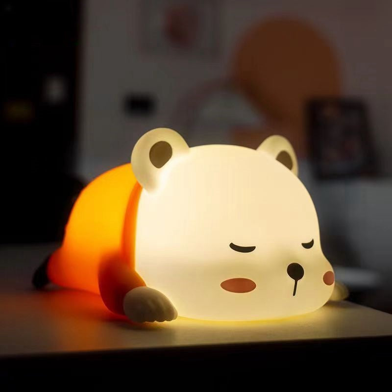 Bepo soft silicon night light warm accompany every night