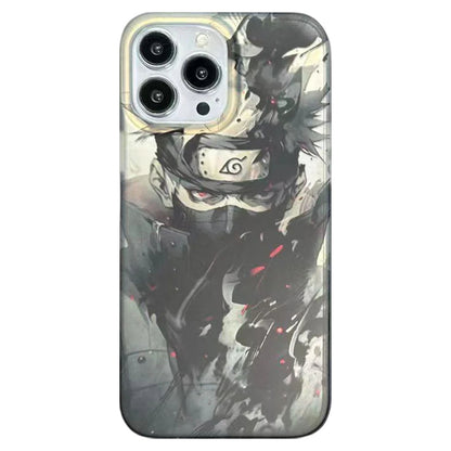 Kakashi/uzimaki Apple exquisite Trend Silicone Anti-collision phone case electrosilvering