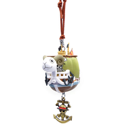 Thousand Sunny/Going Merry Exquisite Pirate ship Keychain Car hangings