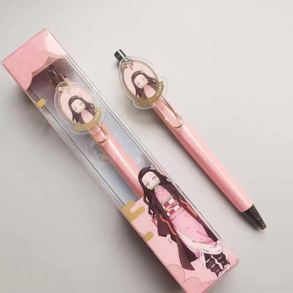 Tanjirou/ Nezuko High quality ballpoint pen, writing smooth ink, simple fashion, durable and portable