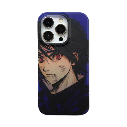 Sasuke/Itachi Apple refined trend silicone anti-collision phone case