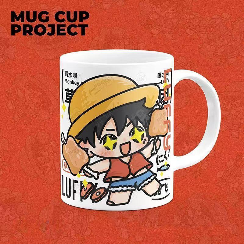 Luffy/Zoro/Ace Cute Character Pattern Heat Resistant and Durable Mugs