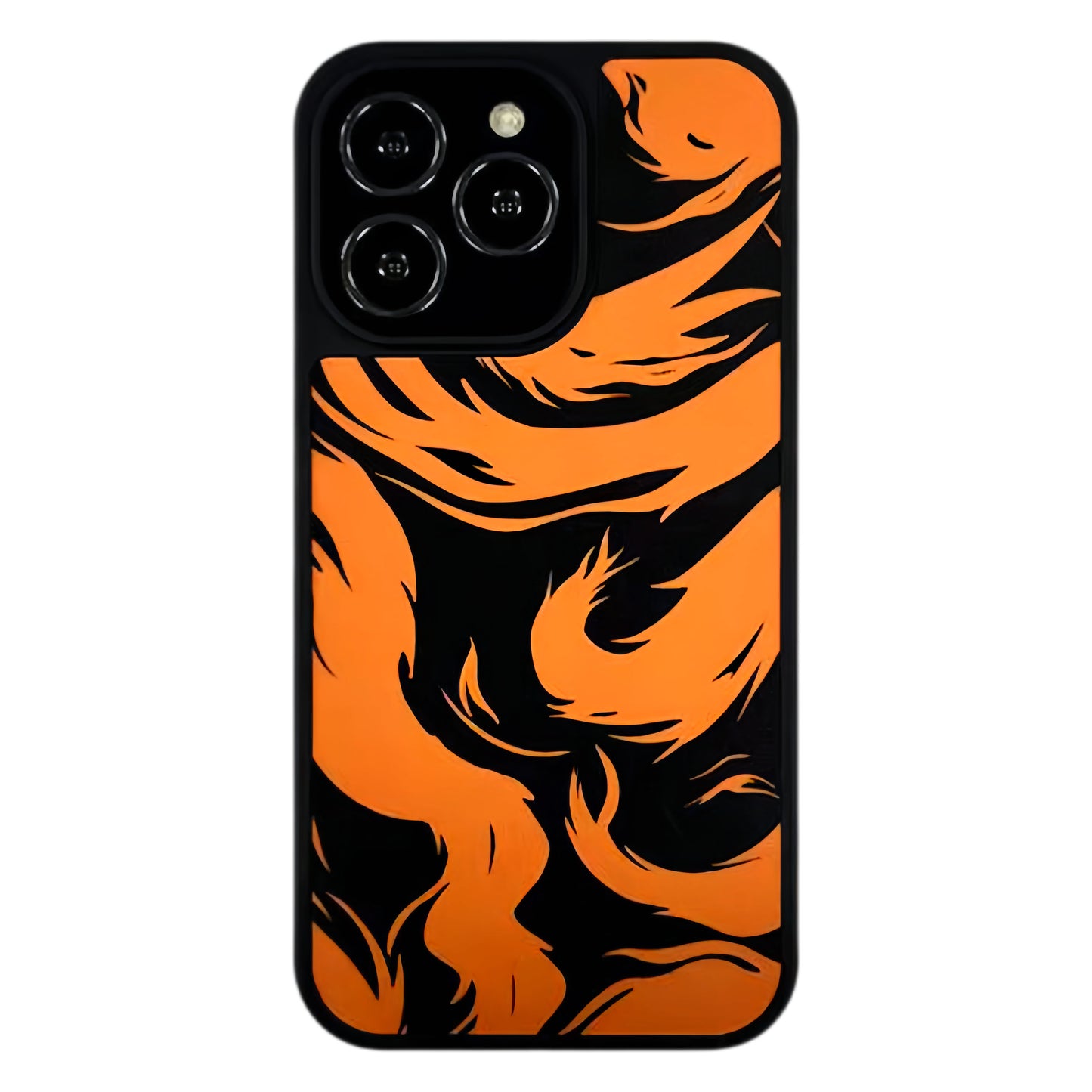 Kurama/Akatsuki iPhone silicone crash-resistant phone case