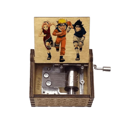 Uzumaki handmade wooden music box Music box creative music box