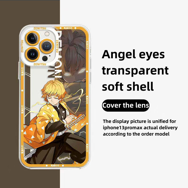 Tanjirou/Nezuko iPhone, Android phone case Apple Refined Trend silicone anti-collision phone case