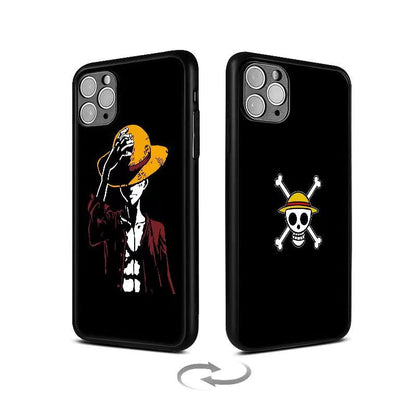 Luffy/Zoro/Ace 3D variation iPhone silicone crash-resistant phone case