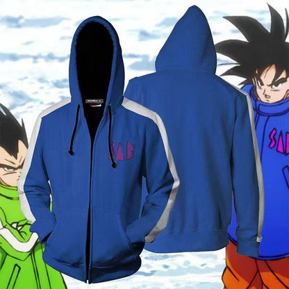 Son Goku cos Hoodie casual spring and autumn coat with hood