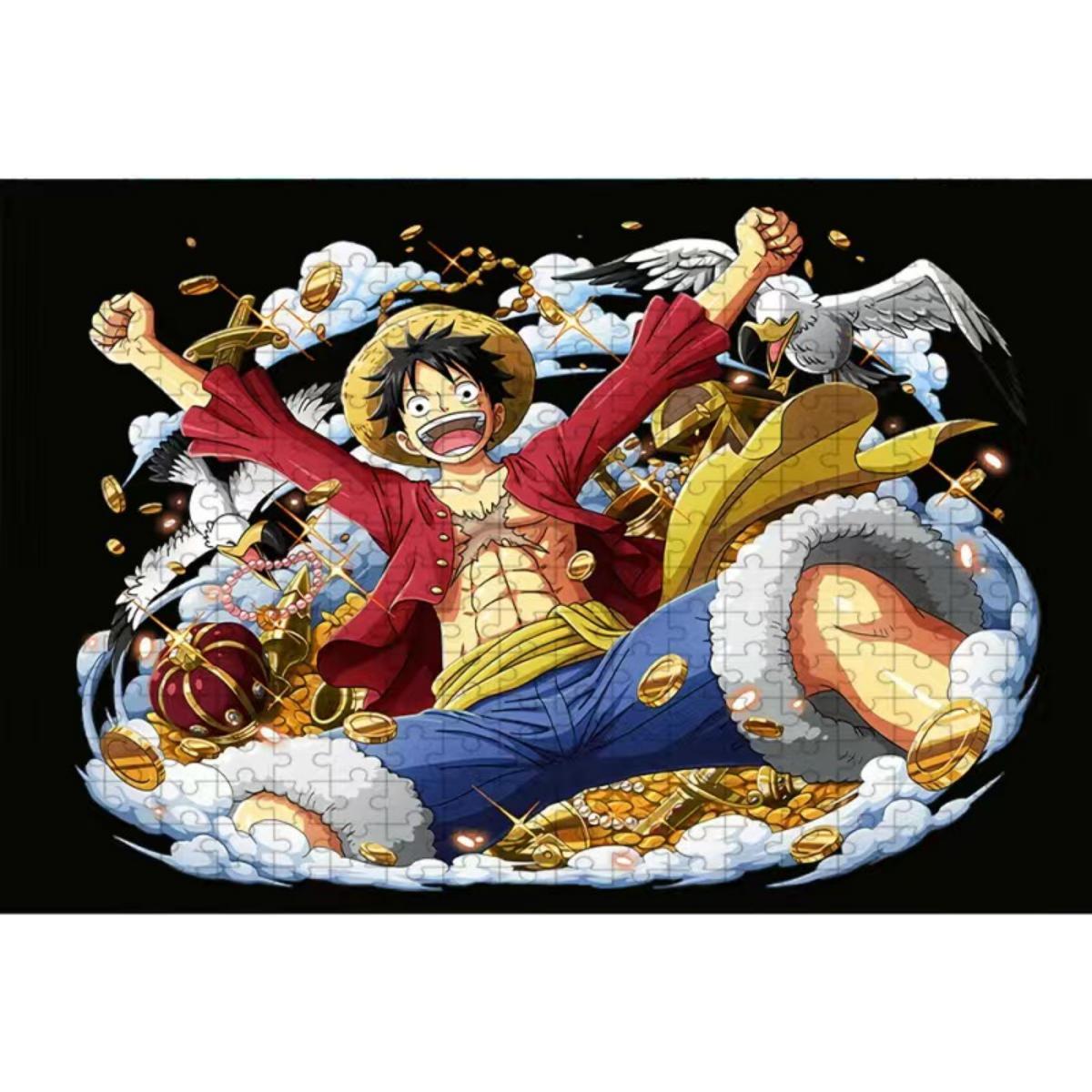 Luffy Character Image Puzzle Photo Frame Decoration