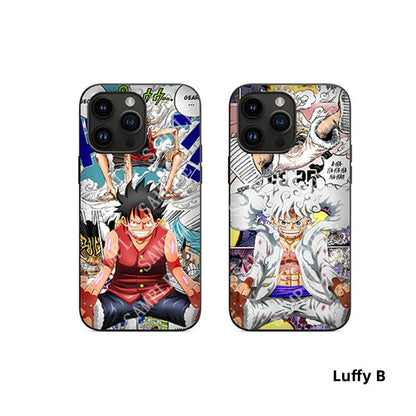 Uzumaki/Luffy/Tanjirou 3D variation Apple silicone crash-resistant phone case