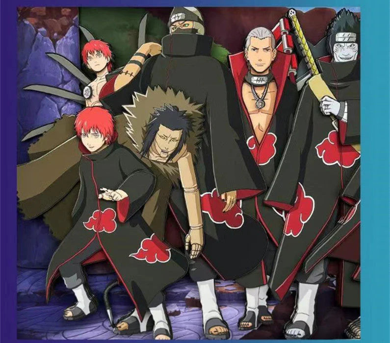 Akatsuki handsome cartoon handicraft 3D drawing