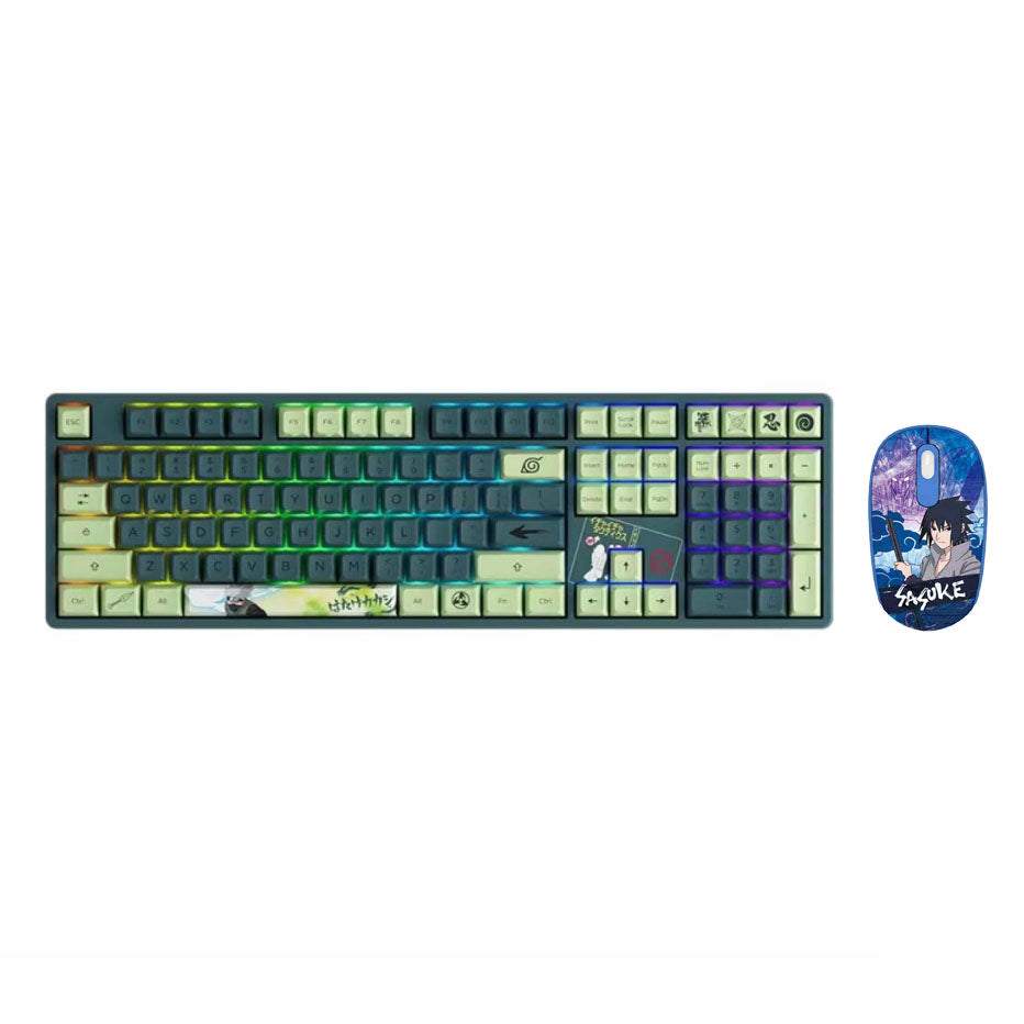 Hatake Kakashi Mechanical Keyboard Three-mode wireless RGB backlit gaming esports Keyboard