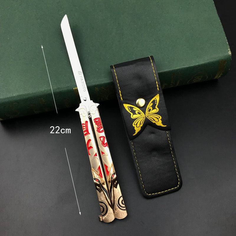 Sasuke/Gaara theme cool butterfly knife collection for fun