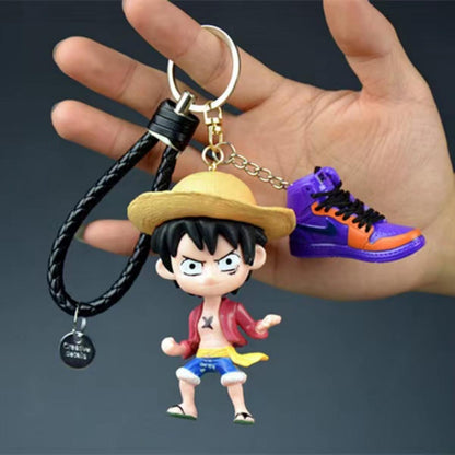 Nika luffy/Zoro character model keychain