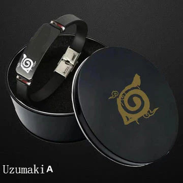 Sasuke/Itachi Titanium Gold Sports Bracelet (Length 21CM width 1CM)