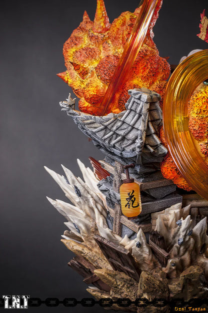 Uzui Tengen double-headed carve gk statue model