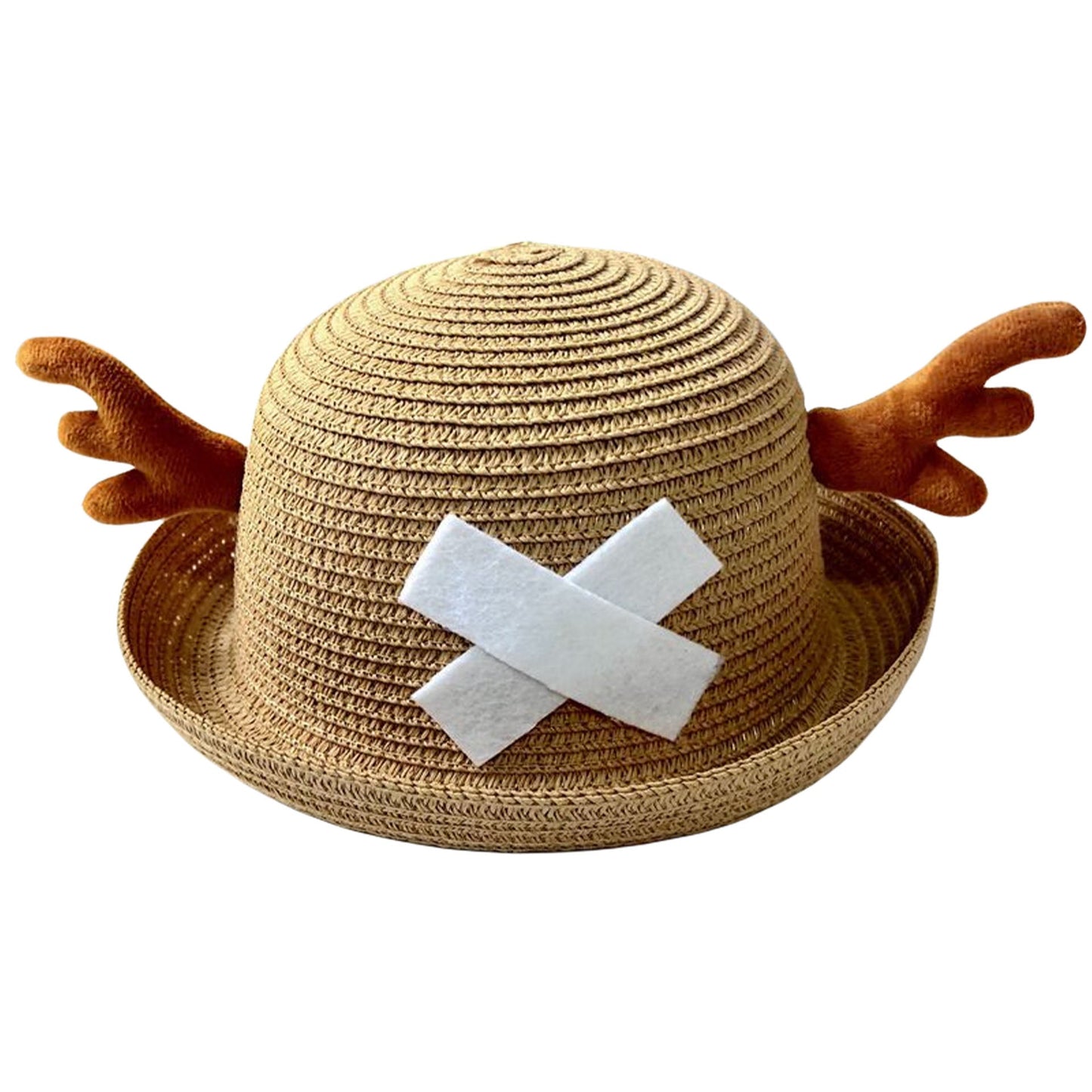 Chopper role logo lovely cartoon cos accessories dome antlers summer sunhat