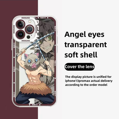 Tanjirou/Nezuko iPhone, Android phone case Apple Refined Trend silicone anti-collision phone case