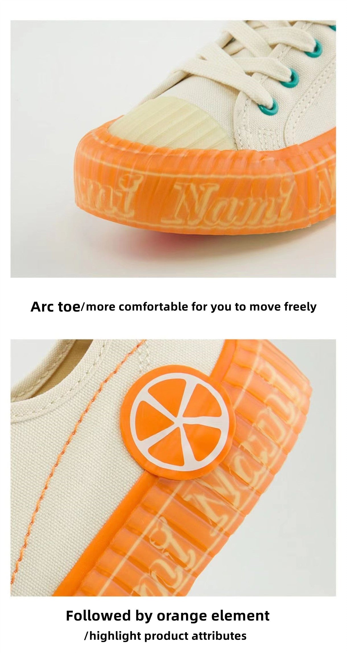 Nami canvas shoes, stylish, comfortable and breathable