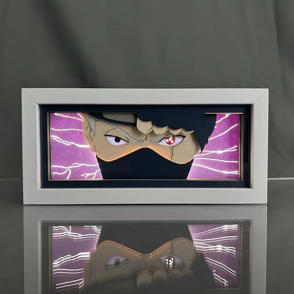 Sasuke/Kakashi/Obito three-dimensional character photo frame decoration