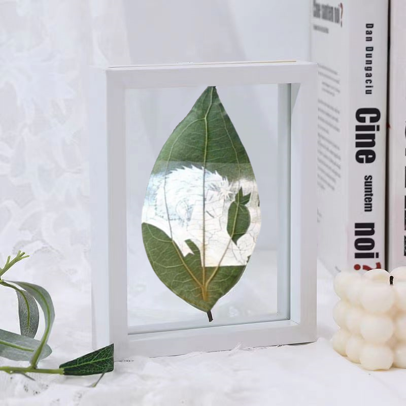 Zoro/Luffy Figurine Leaf Sculpture Picture Frame Decoration