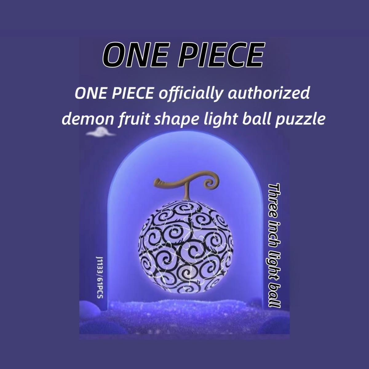 Luffy Fruit jigsaw Decoration Luminous jigsaw decoration table top decoration