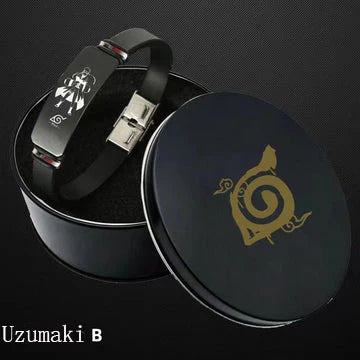 Sasuke/Itachi Titanium Gold Sports Bracelet (Length 21CM width 1CM)