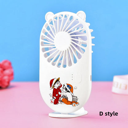 Luffy/Zoro/Chopper character modeling cute portable mini fan