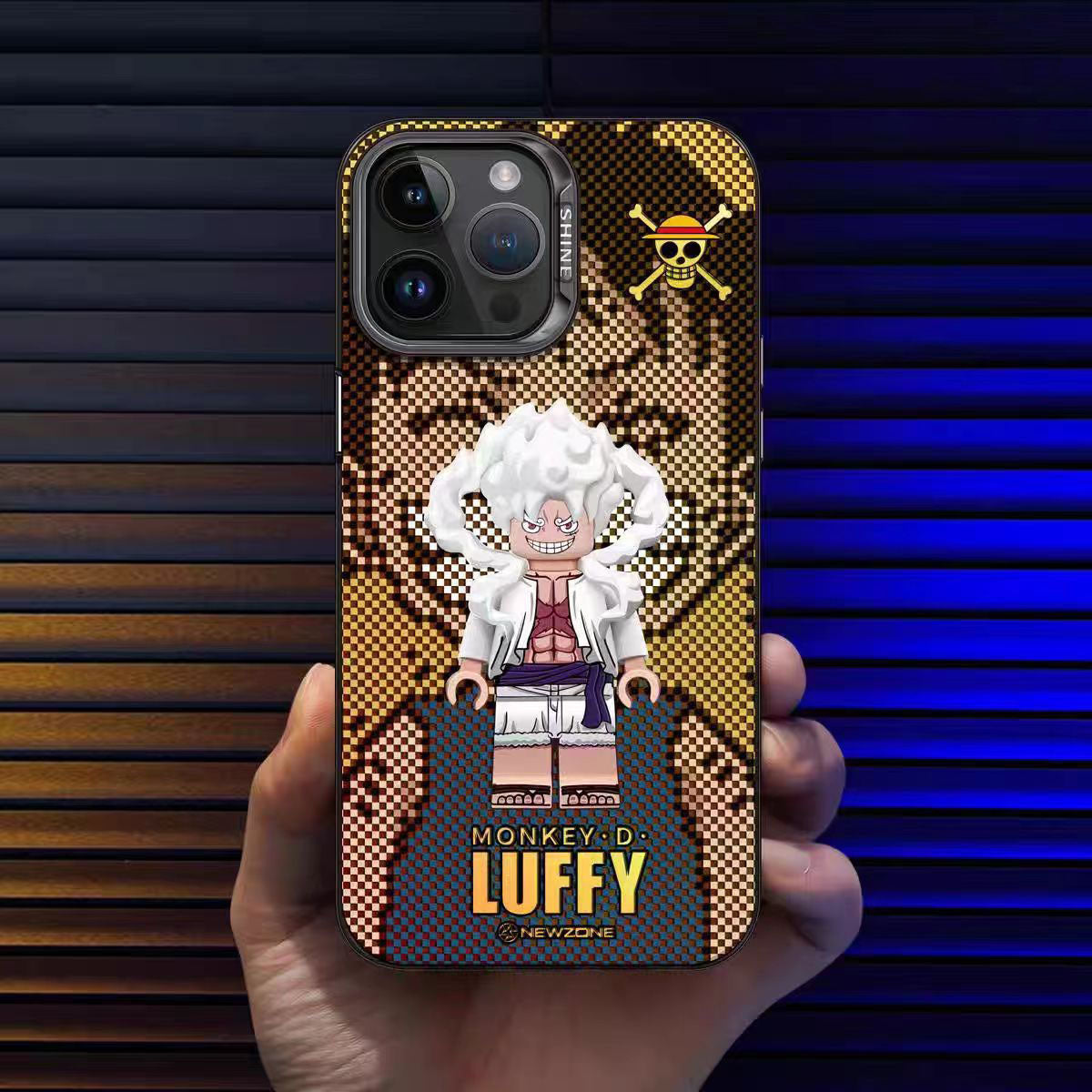 Luffy/Zoro iPhone silicone crash-resistant phone case