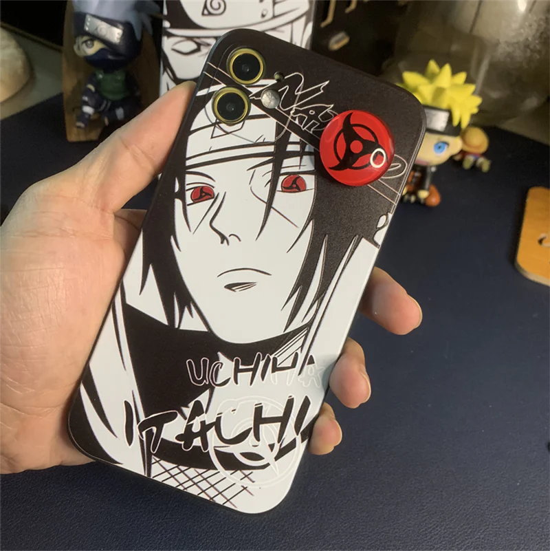 Kakashi/itachi Cool Case For Rotating Sharingan Handmade iPhone Case